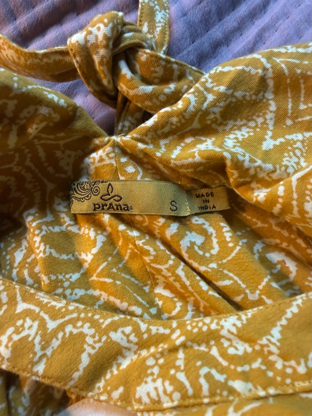 Prana Skye Dress Marigold Yellow Halter Maxi Dress Small - Picture 7 of 8